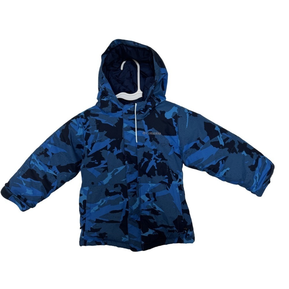 Columbia Kids’s Puffer Blue Camouflage Coat Size 3T